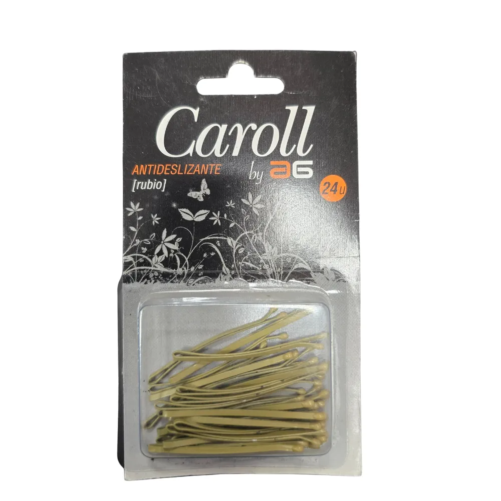 Asuer Horquilla Con Bolita Antideslizantes Rubio Caroll 24uds Asuer Horquilla Con Bolita Antideslizantes Rubio Caroll 24uds